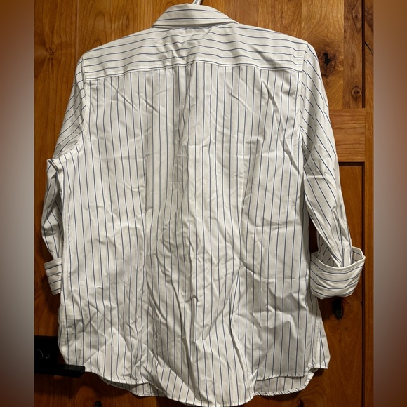 Chaps Blue Striped Button Down NWT - Picture 3 of 6
